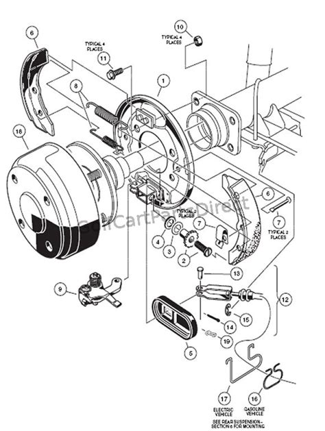 club car ds gas parts